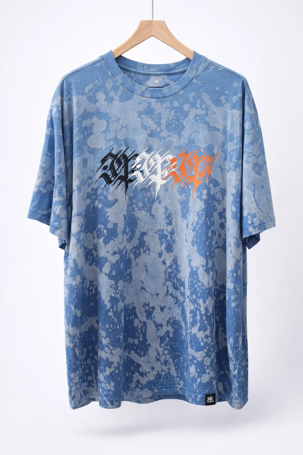 Triple Logo Bleach Tee